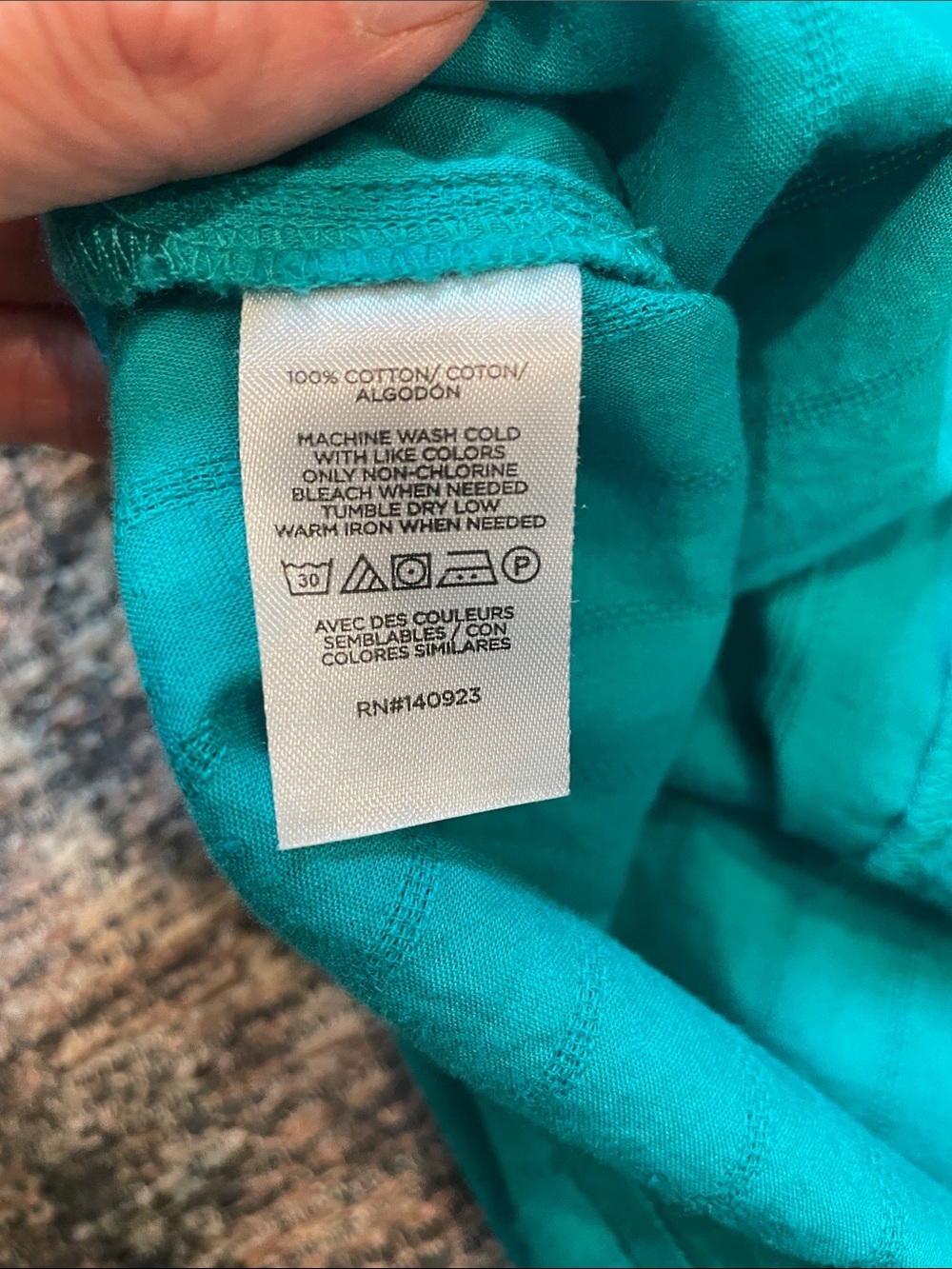 LOFT Teal Embroidered Cotton Blouse Size Medium Boho Pintuck Short Sleeve Top - Picture 3 of 6
